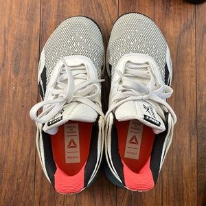 Reebok Nano X Women's size 6.5 white Crossfit  Training Shoes Sneakers